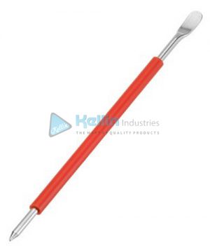 MOTTA Latte Art pen tool with silicone finger grip Red 135mm