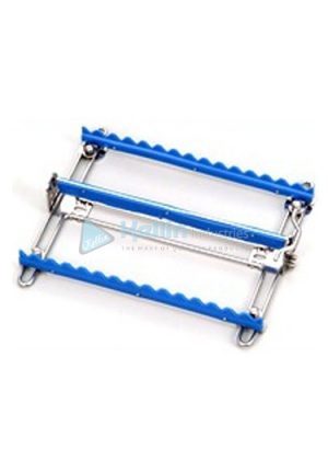 Fixing Clamps Sterilization Cassette Tray Adjustable For short and Long Instruments Length 60/220mm, Width 220mm, Height 39mm
