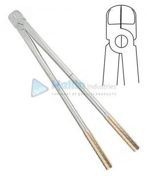 Molar Tooth Cutter, Closed Jaw (With Gold Handle) 56cm/22"