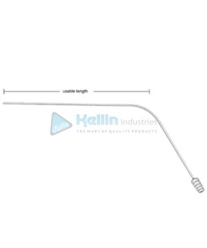 Yasargil Luer boring Suction Tubes 22cm, 2.0mm