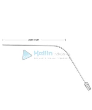 Yasargil Luer boring Suction Tubes 13cm, 2.5mm