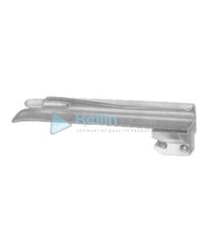 Guedel Laryngoscope Blades Fig 2, working length 90mm, Adolescent's