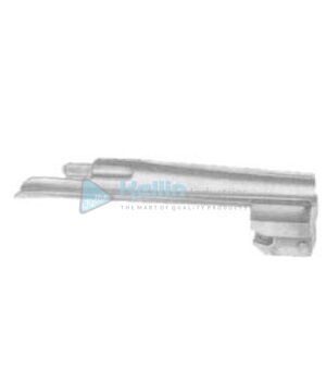 Foregger Laryngoscopes Blade Fig 2, working length 90mm,Adolescent's