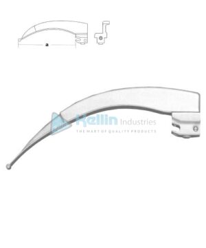 McIntosh Fiber Optic Laryngoscope Blade Fig 4, working length 130mm (CLL)