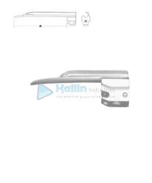 Miller Laryngoscope Blade Fig 0, working length 55mm (CLL)