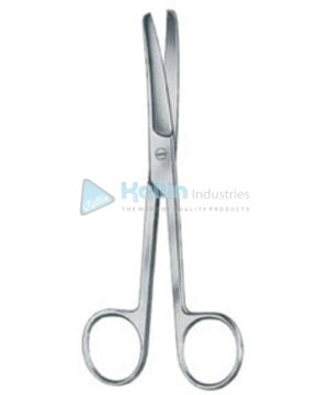 Operating Scissors Curved Fig 1 10cm/4" Bl/Bl