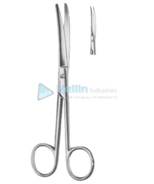 Grazil Operating Scissors Curved 14.5cm/5¾" Sh/Sh