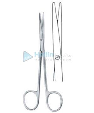 Metzenbaum-Fine Dissecting Scissors Straight 14.5cm/5¾" Bl/Bl