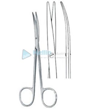Metzenbaum-Fine Dissecting Scissors Curved 14.5cm/5¾" Bl/Bl