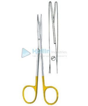 Metzenbaum-Fine Dissecting Scissors Straight 14.5cm/5¾" Bl/Bl TC