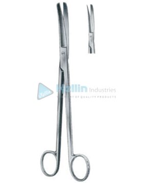 Sims Gynecological Scissors Curved 23cm/9" Sh/Bl