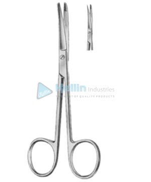 Fine Scissors Curved 12cm/4¾" Fig 2 Sh/Bl