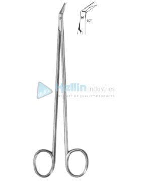 Hegemann (Diethric) Vascular Scissors 60º 19cm/7½"