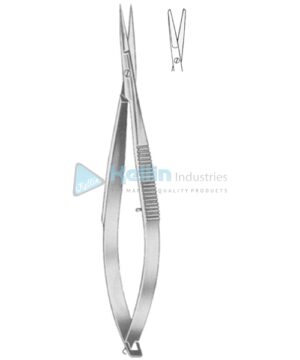 Noyes Iridectomy Scissors Straight Bl/Bl 12cm/4¾" Fig 3