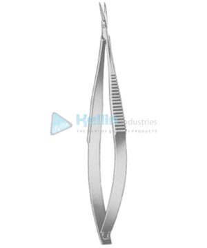 Iridectomy Scissors Curved 10cm/4"