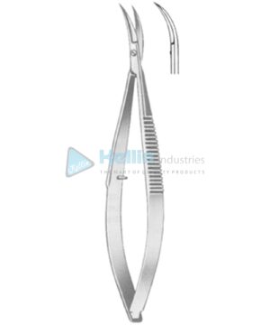 Castroviejo Iridectomy Scissors Curved 10cm/4"