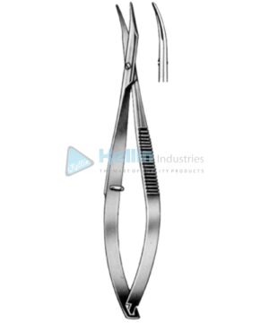 Westcott Iridectomy Scissors Curved Bl/Bl 11.5cm/4½"
