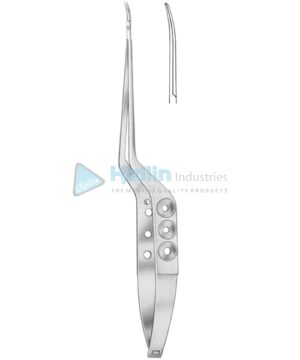 Yasargil Dissecting Scissors Curved 22.5cm/9"