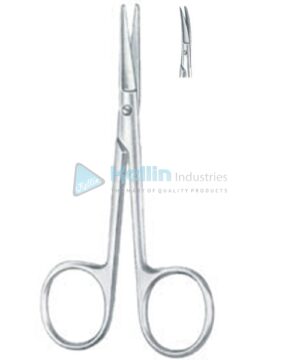 Knapp Eye and Fine Scissors Curved 10.5cm/4¼"