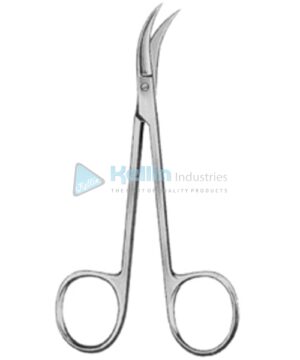 Eye Scissors Curved on Angle 11.5cm/4½"