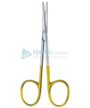Eye Scissors Blunt Straight 11.5cm/4½" TC