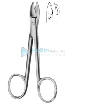 Beebee Crown Scissors Curved 12cm/4¾"