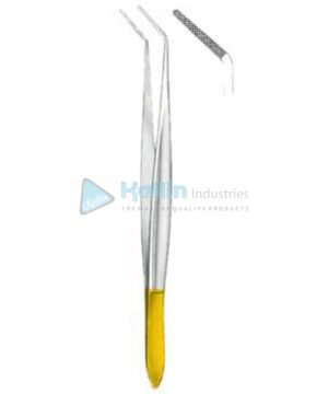 Cushing Dressing Forceps Angled 18cm/7" TC