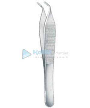 Adson-Brown Tissue Forceps Curved 12cm/4¾"