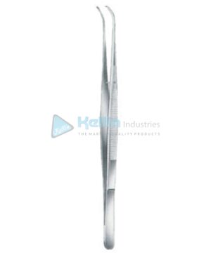 Taylor Tissue Forceps Curved 1:2 17.5cm/7"