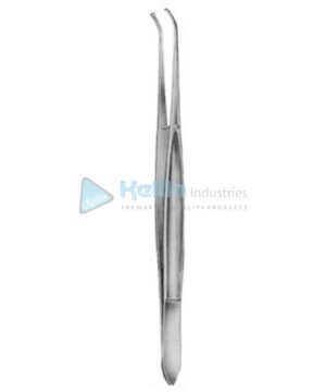 Cushing Tissue Forceps Curved 1:2 17.5cm/7"
