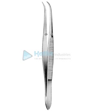 Splinter Forceps Curved Smooth 11.5cm/4½"