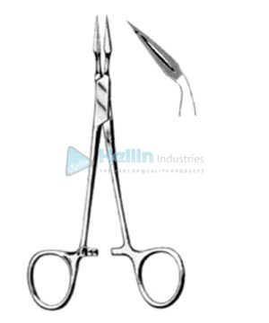 Stieglitz Splinter Forceps BJ Angled With Ratchet 13.5cm/5¼"