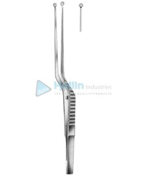 Yasargil Tumor Grassping Forceps 3mm 22cm/8½" Curette Jaw Toothed