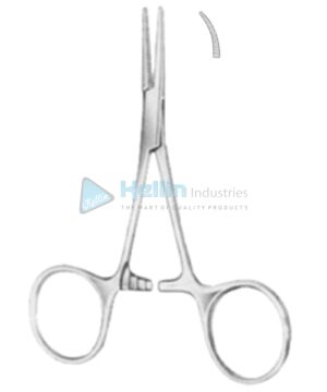 Hartmann Hemostatic Forceps BJ Curved 10cm/4"