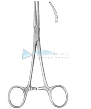 Crile Hemostatic Forceps BJ Curved 1:2 14cm/5½"