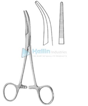 Dandy Hemostatic Forceps BJ Lateral Curved 14cm/5½"