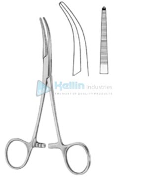 Dandy Hemostatic Forceps BJ Lateral Curved 1:2 14cm/5½"