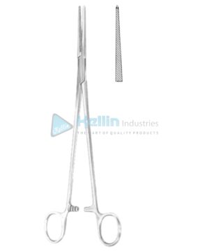 Bengolea Hemostatic Forceps BJ 1:2 Straight 22cm/8¾" Cross Serrated