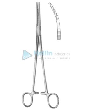 Roberts Hemostatic Forceps BJ Curved 22cm/8¾"