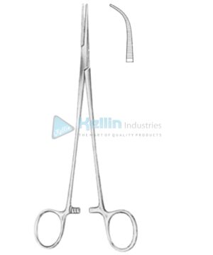 Heiss Ligature and Dissecting Forceps 20cm/8" Full Curved