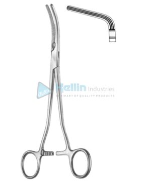 Rogers Parametrium Forceps BJ Angled Curved 20.5cm/8"