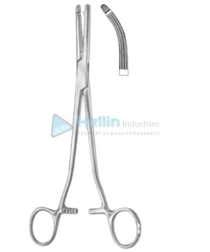Heaney-Ballentine Hysterectomy Forceps BJ Curved 21cm/8¼"