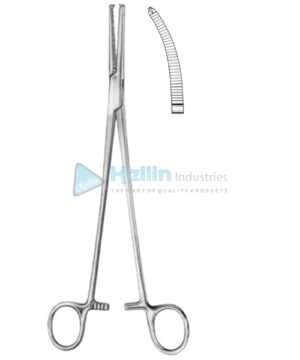Hozlbach Hysteretomy Forceps BJ Curved 1:2 23.5cm/9¼"