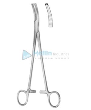 Wertheim Vaginal Forceps BJ Slightly Curved 22cm/8¾"