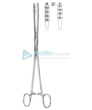 Ulrich Cotton Swab Forceps BJ Straight 25cm/10"