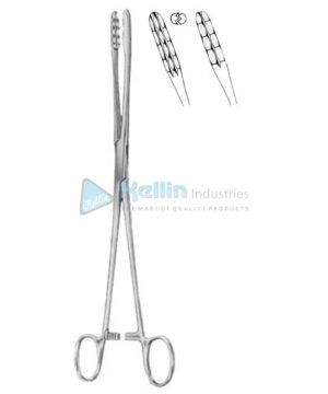 Ulrich Cotton Swab Forceps BJ Curved 27cm/10½"