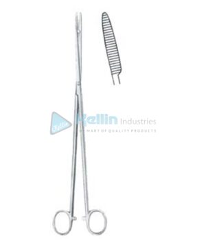 Palkmann Dressing Forceps SJ Curved 25cm/10"