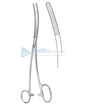 Bozemann-Douglas Cotton Swab Forceps BJ Double Curved 26cm/10¼"