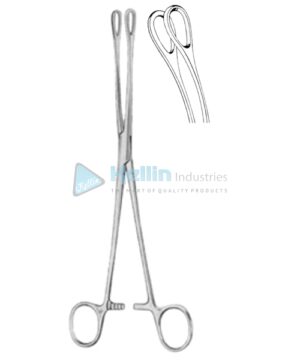 Foerster Sponge Holding Forceps BJ Curved 25cm/10" Smooth