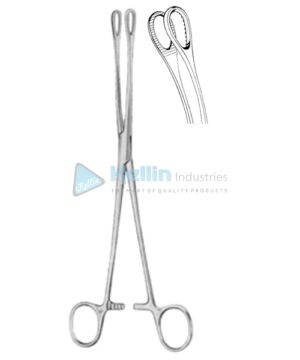 Foerster Sponge Holding Forceps BJ Curved 25cm/10" Serrated